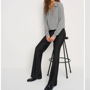 Reformation satin silky Gale Pants